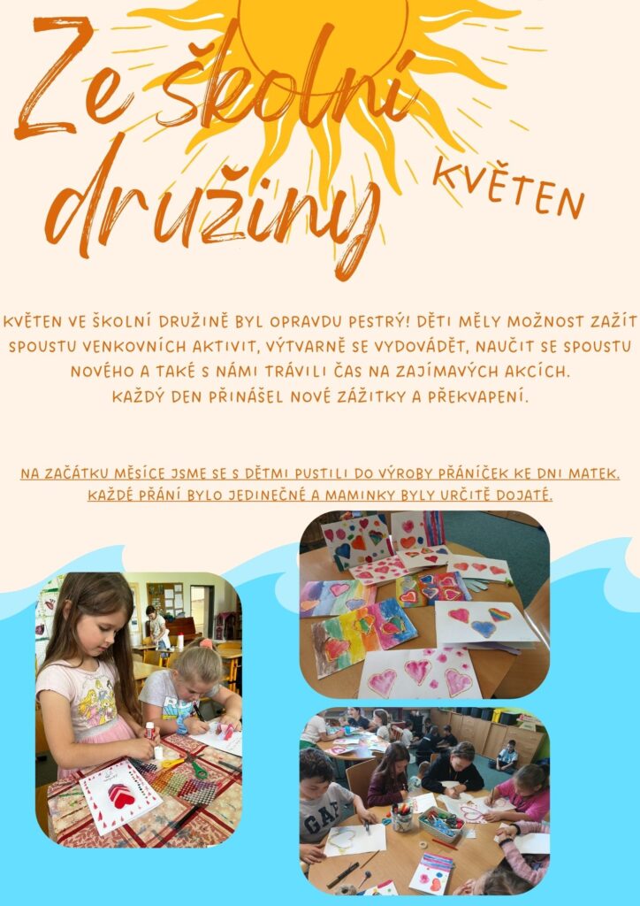 školní družina za květen