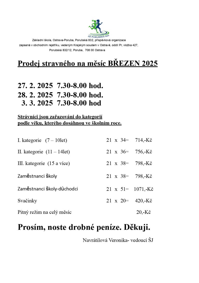 vyber stravneho