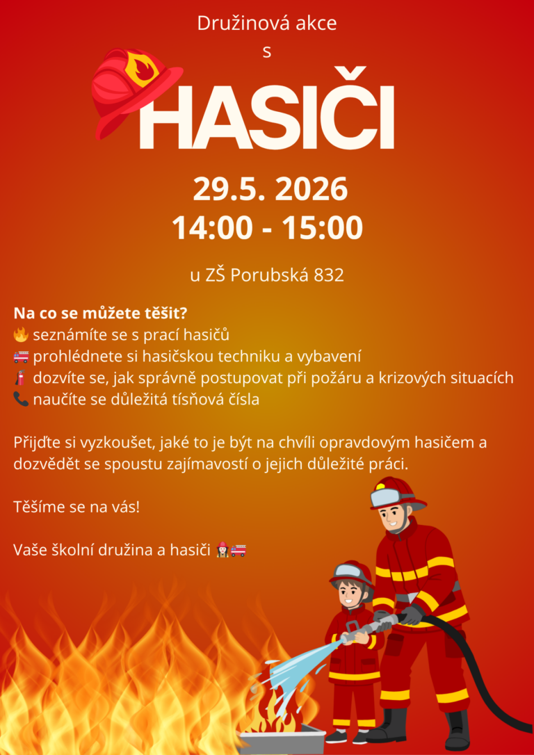 družina akce s hasiči